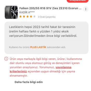 Hepsiburada'nın Yorum Onaylamaması