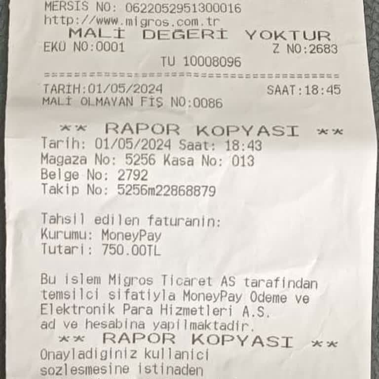 MoneyPay Karta Para Yükledim Ama Hesaba Geçmedi