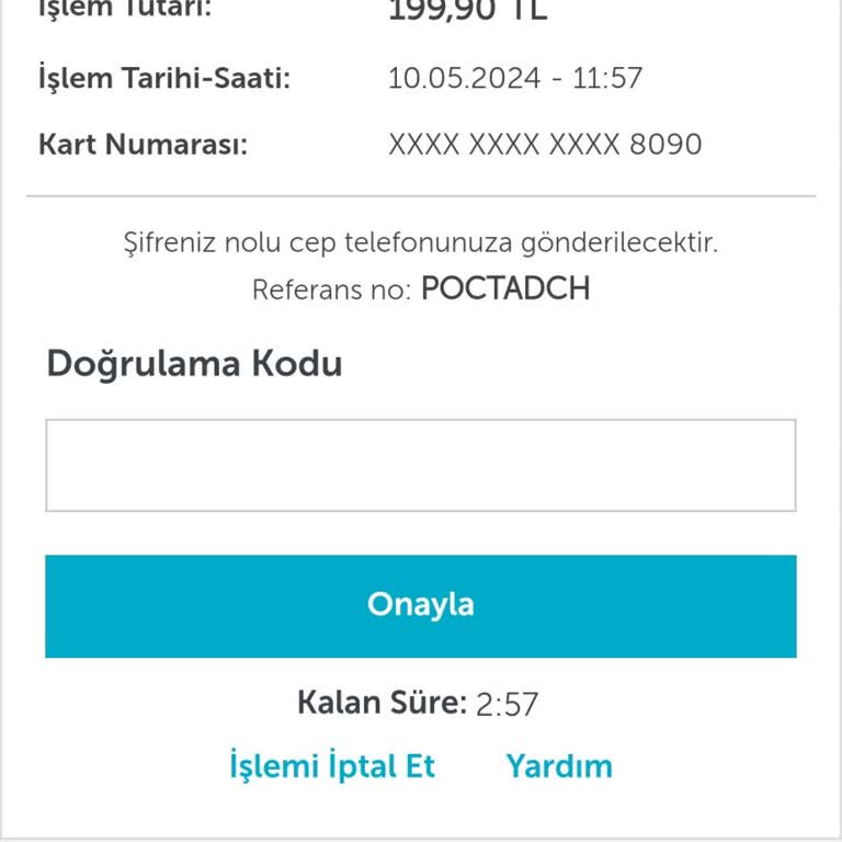 Ziraat Bankası Operatör Değişikliği Güvenli Ödeme Kodu