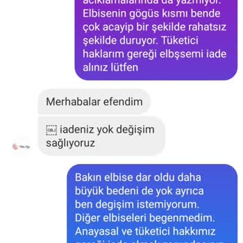 Fatma Kılıç Butik Belirtmediği Kusur İçin İade Almıyor