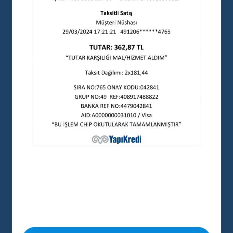 Hummel Mağazası Karta İade İşlemi Yapılmaması