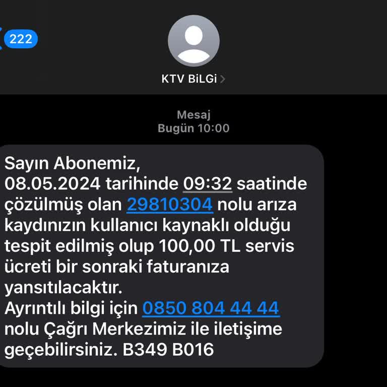 Kablo Net Kullanıcı Kaynaklı Bahanesiyle 100 TL Servis Ücreti Alıyor