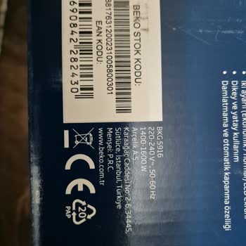 Beko Dikey Ütü (Kırışıklık Giderici) Aldım Arızalı Çıktı