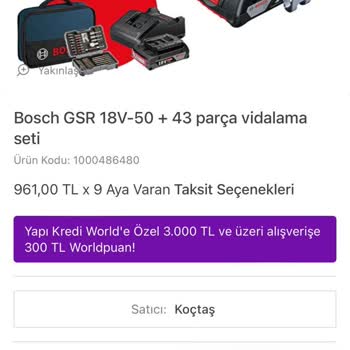 Kurumsallıktan Uzak Koçtaş Temin Edilemeyen Ürün Hala Satışta.