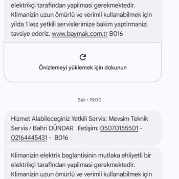 Ümraniye Baymak Yetkili Servis Plansızlığı Hk.