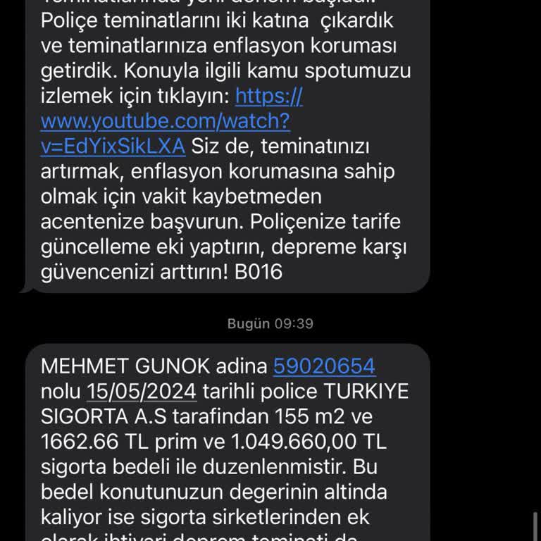 Türkiye Sigorta'ya Ulaşabilen Var Mı 😊