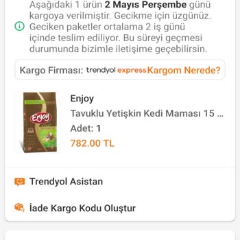 Trendyol Müşteri Hizmetleri Yetersizliği