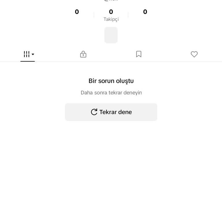 TikTok-Konto Fehleranzeige und Probleme beim Anmelden nach Video-Uploads