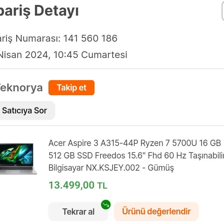 Teknorya = Hepsiburada Pişmanlıktır 20 Yıllık Müşteri Pişmanlığı