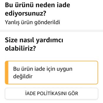 Amazon Da Yanlış Ürün İade Sorunu
