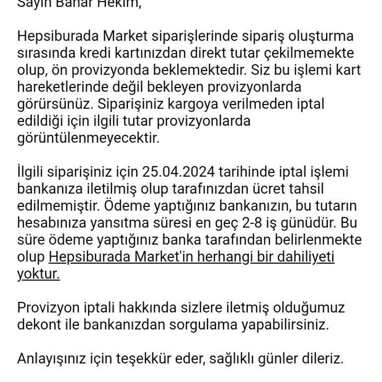 Garanti Bankası Ve Hepsiburada İade