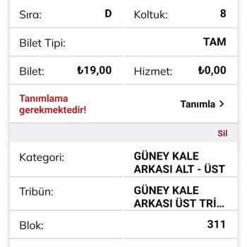 Passolig Kocaelispor Sakaryaspor Tanımlama Hatası