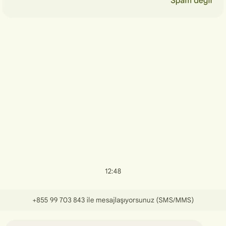 Kargo +855 Yurt Dışından Mesaj