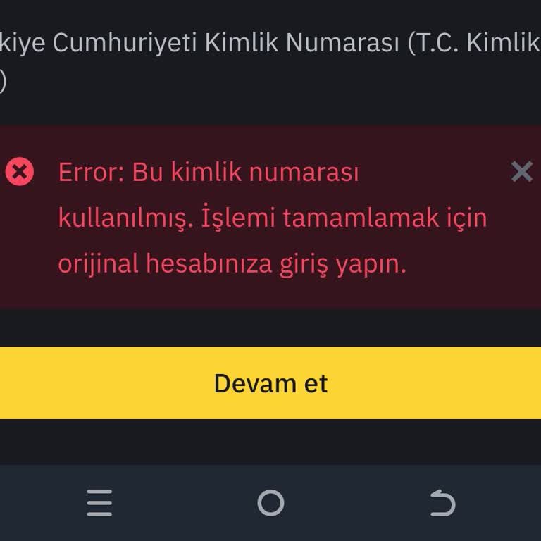 Binance Eski Hesap Ulaşılamıyor
