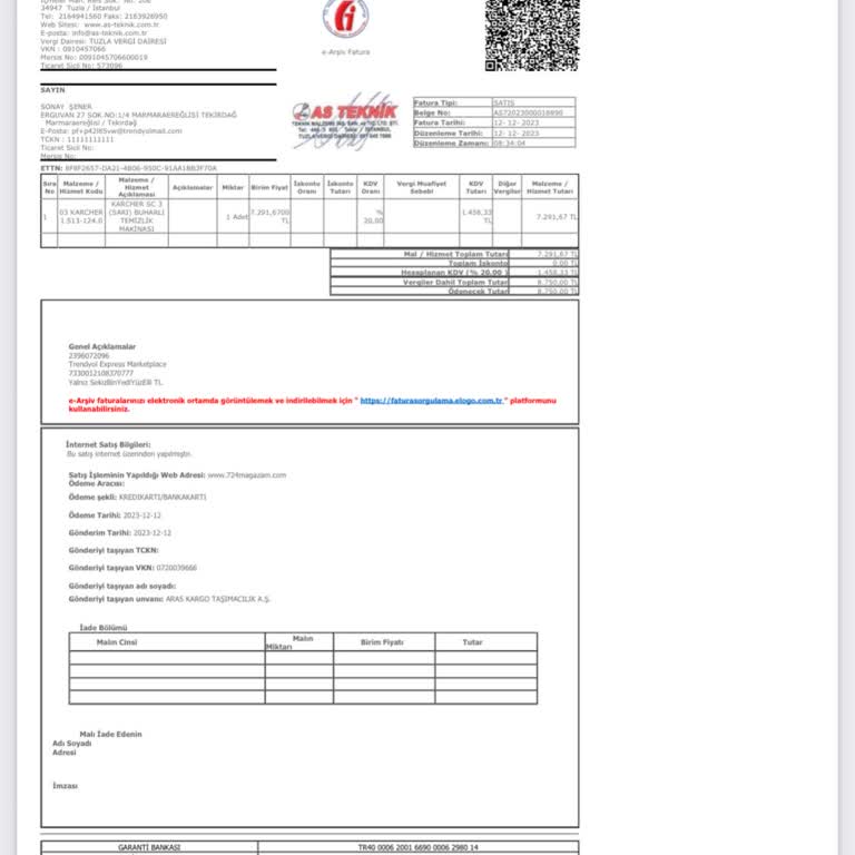 Karcher Pişmanlık, Kısa Sürede Arıza Yaptı