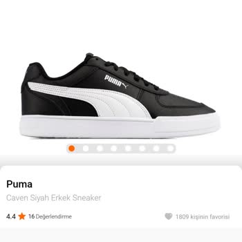 FLO Puma Caven Erkek Sneaker Ayıplı Ürün