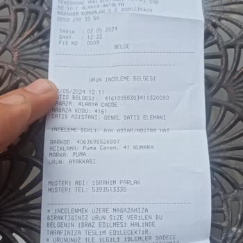 FLO Puma Caven Erkek Sneaker Ayıplı Ürün