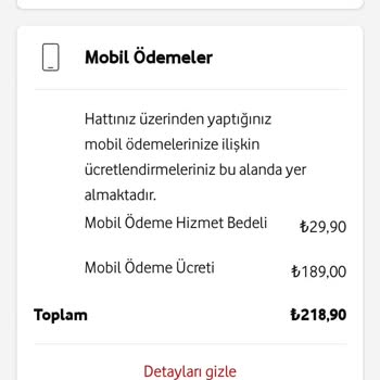 Vodafone Clickandplay Ödeme Şikayeti