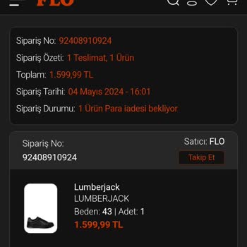 FLO Ayakkabı FLO İade Zorluğu