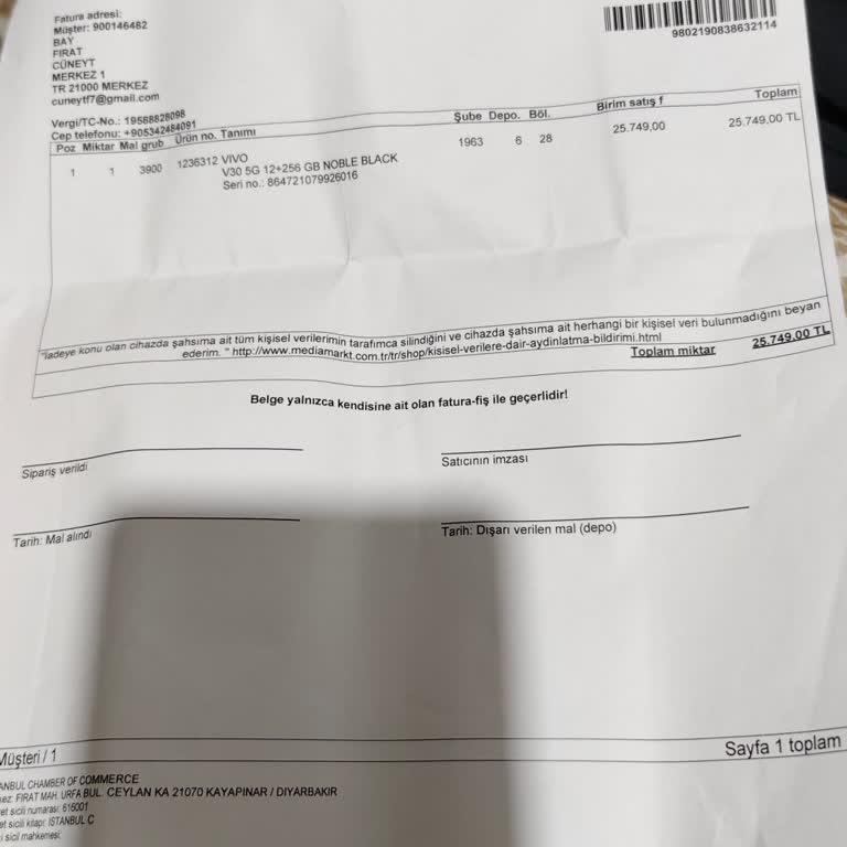 Vivo Telefon Alma Kesinlikle