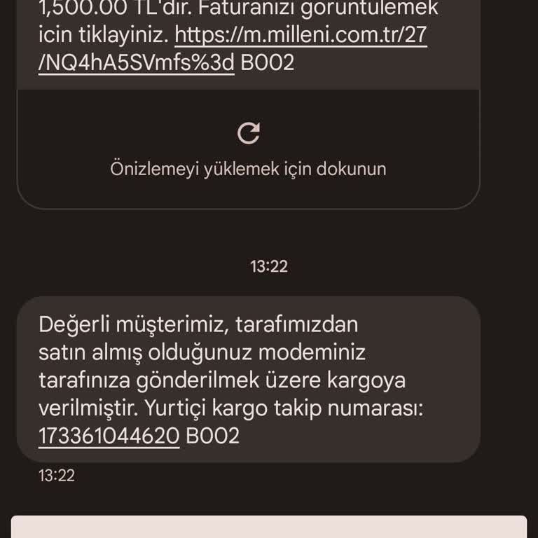 Millenicom Modem İadesinin Süresi Geçti, Geri Postalandı.