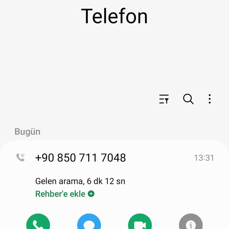 0850 711 70 48 Şüpheli Numara Araması