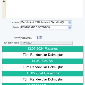 Yüzüncü Yıl Üniversitesi Diş Hekimliği Fakültesi Diş Hastanesinin Kötü Bir Sistem Ve İletişim Ağı Var