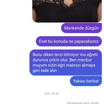 Byza_butk (Instagram) Kalitesiz Ürün Ve İlgisiz Müşteri Hizmetleri