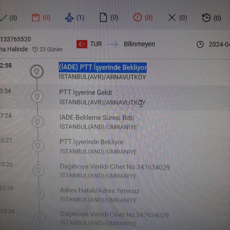 Aliexpress Kargom Teslim Edilmedi