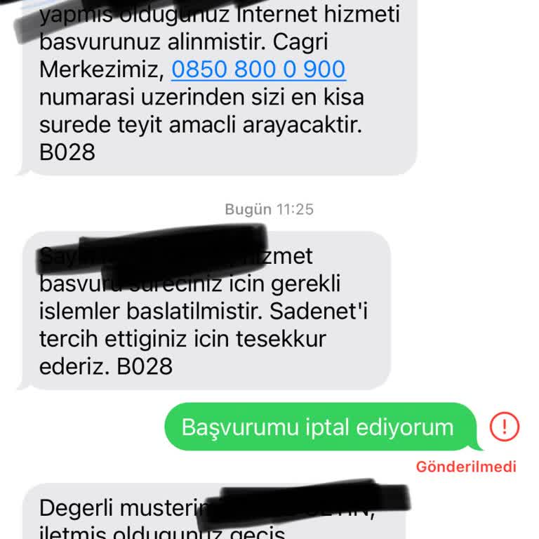 Sadenet Başvurumu İptal Etmiyor
