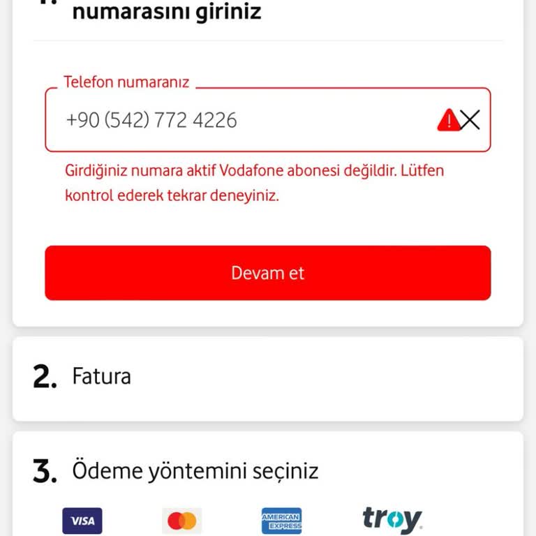 Vodafone Kapatılan Hatta Borç Çıkması