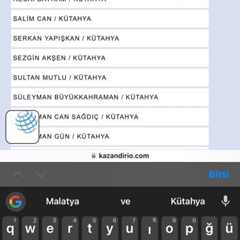 Kazandırio Çekilişi Asil Kazananım