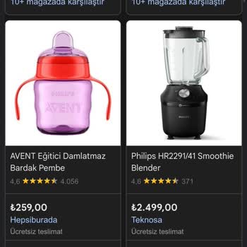 PHILIPS Ev Aletleri Damlatmaz Bardak Kullanım Şikayeti Ve Yedek Parça Fiyatlandırması