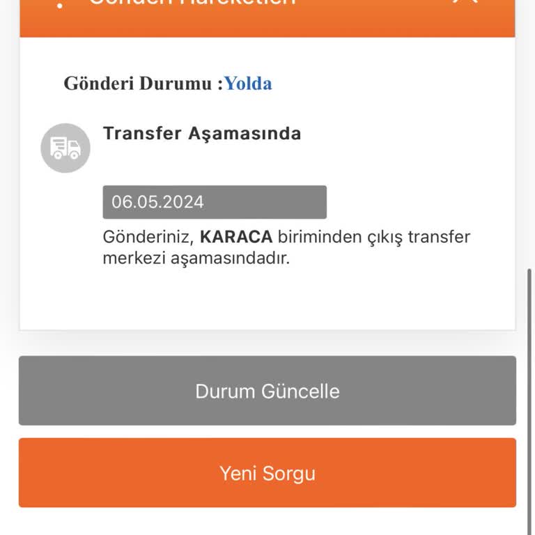 Karaca Şubesi MNG Kargo Neresi
