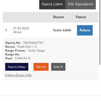 Lufian'dan Alıp İade Ettiğim Ürünlerin Parasını Hala Alamadım