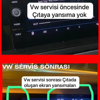 Volkswagen Servisi Arabamda Hasar Bıraktı.