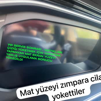 Volkswagen Servisi Arabamda Hasar Bıraktı.