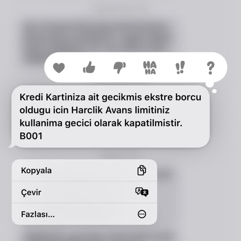 Ziraat Bankası Harçlık Avans Limitimin Açılmaması!