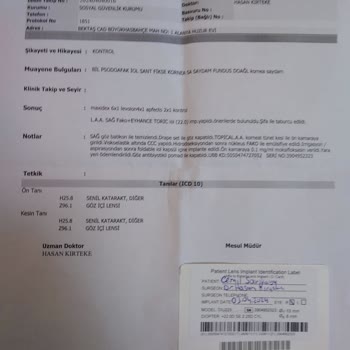 Lazer Göz Tıp Merkezi Alanya Lazer Göz