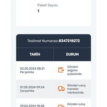 PTT Kargomu Getirmiyor