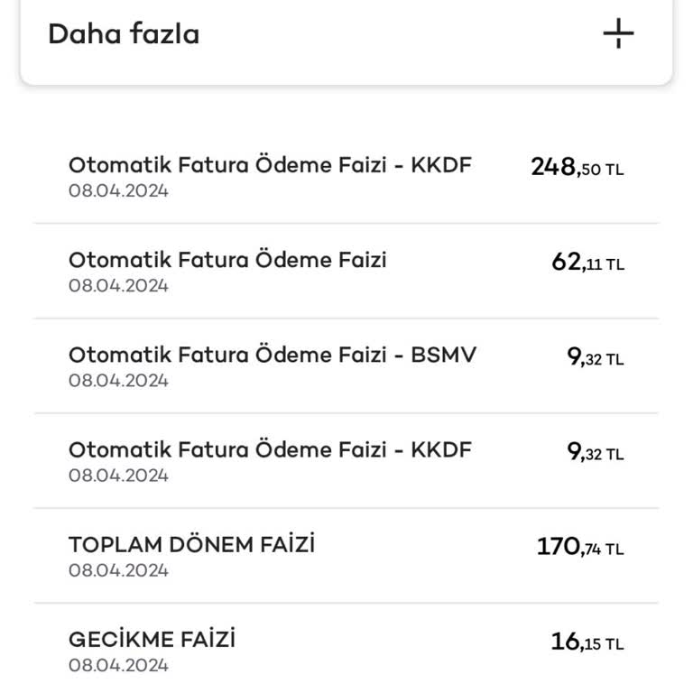 Akbank Fatura Ödeme Talimatından Faiz Alınması