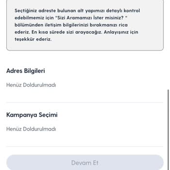 Turkcell Superonline Başvuru Başarısızlığı
