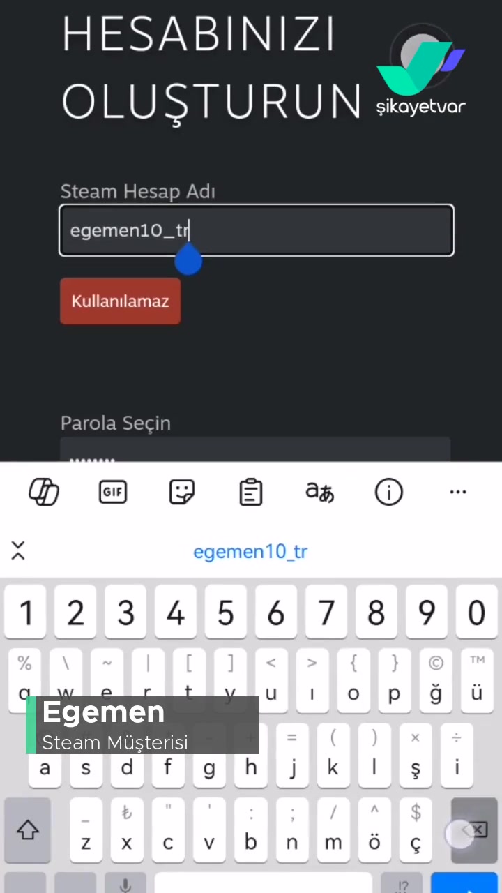Steam Hesap Oluşturamama Hatası videonun kapak resmi