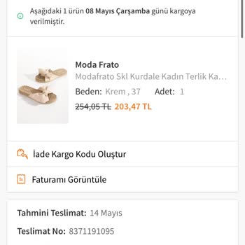 Trendyol Firması Ürünleri Şube Teslimi Göndermesi