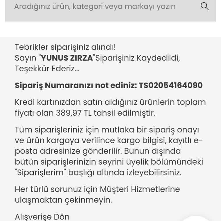 Procsin Kargo Ortada Yok!