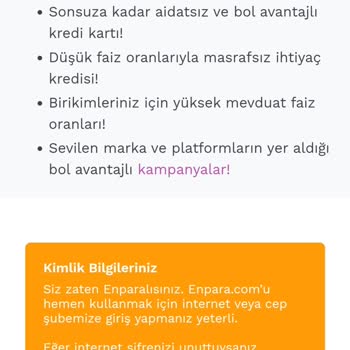 Enpara 0 Faiz Yalan Beyan