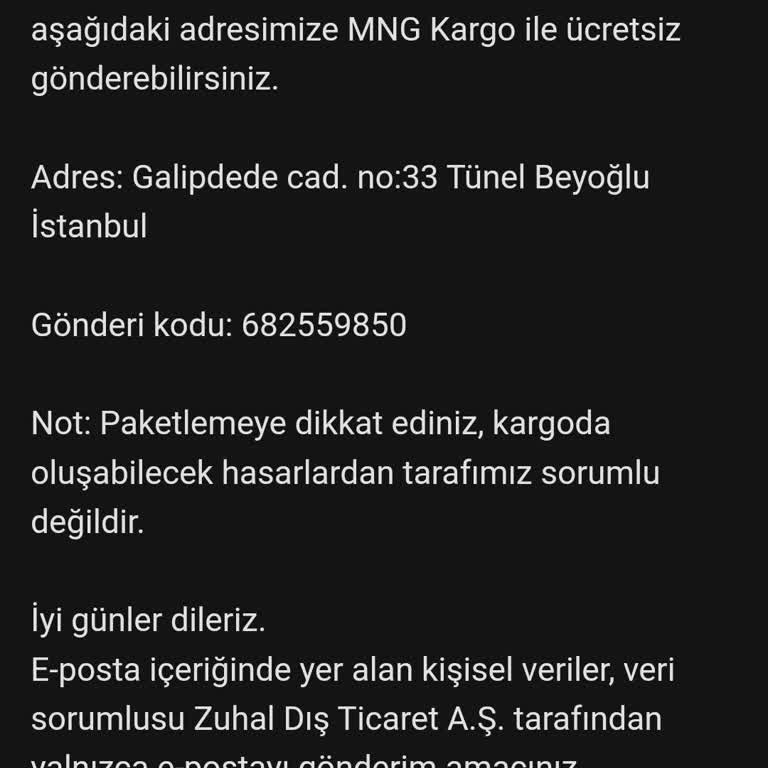 Zuhal Müzik Ayıplı Mal İstiyor Stok Yok Ürünüm Geri Gelmiyor