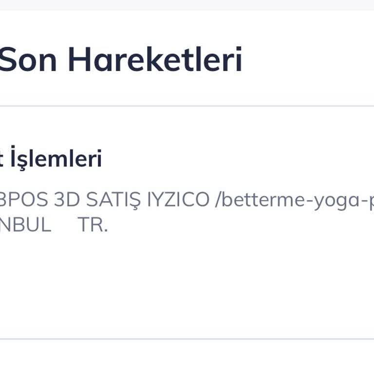 Betterme Hesabımdan Para Çekti