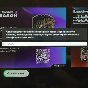 EA Sports EAFC24 Bitmek Bilmeyen Sunucu Bağlantı Hatası
