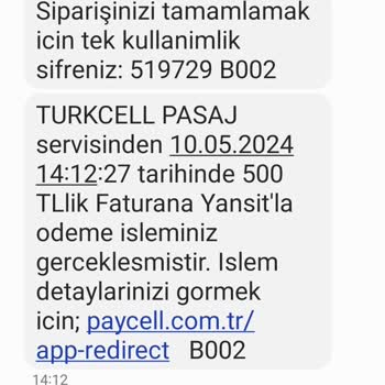 Turkcell Bilgim Dışında Yapılan İşlemler